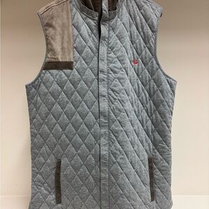 Southern Marsh Gray Quilted Vest